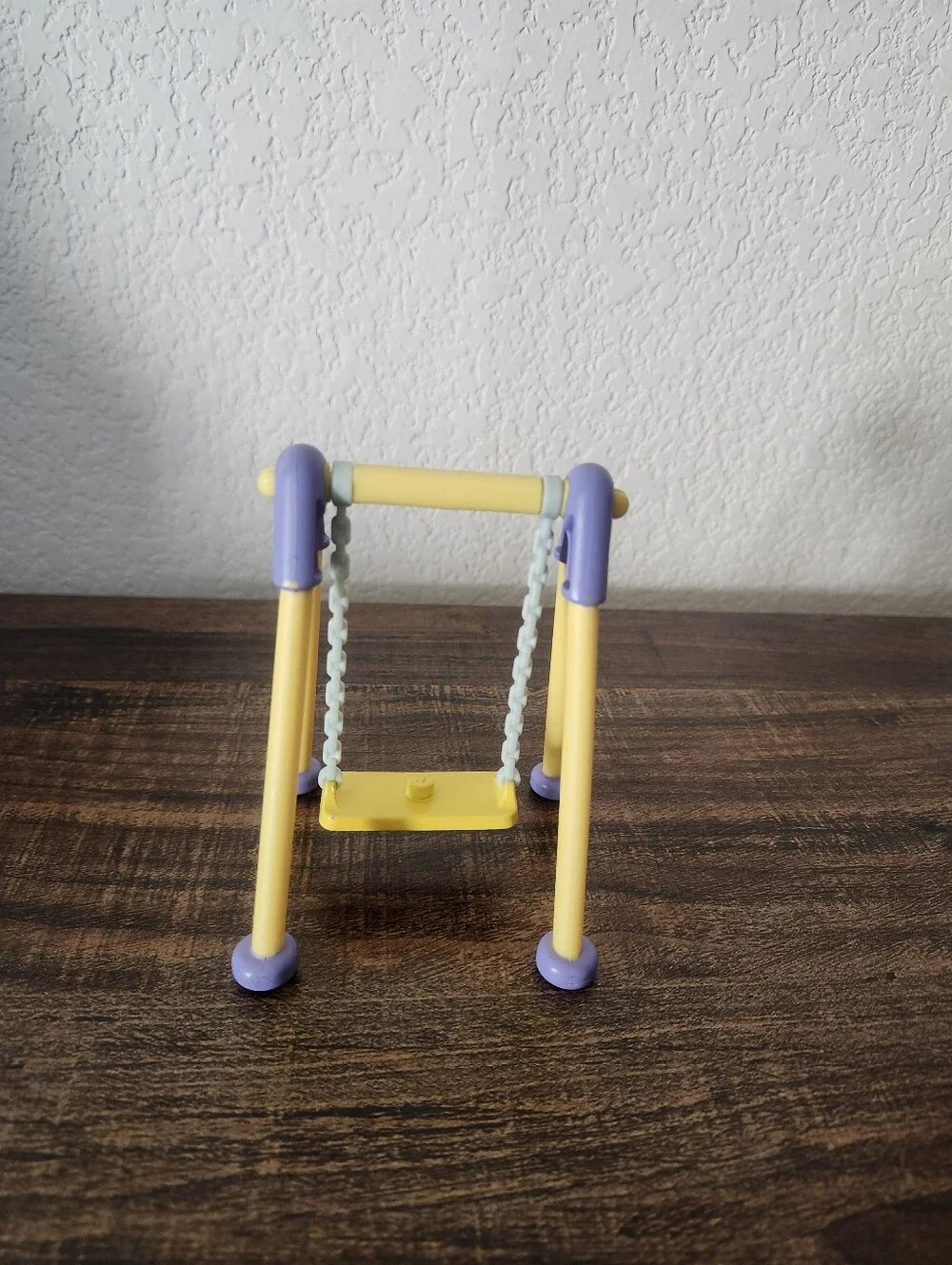Bluey Yellow and Purple Kids Toy Swing Accessory - Playset Component